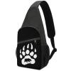 Bear Paw Crossbody Shoulder Bag Sling Backpack Travel Hiking Daypack Casual Chest Pack For Women Man One Size view 1