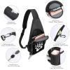 Bear Paw Crossbody Shoulder Bag Sling Backpack Travel Hiking Daypack Casual Chest Pack For Women Man One Size view 4