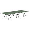 UNISTRENGH Folding Camping Cot for Adults Outdoor Aluminum Alloy Heavy Duty Portable with Carry Bag Sleeping Cots for Camp Office Use,Military Green view 1
