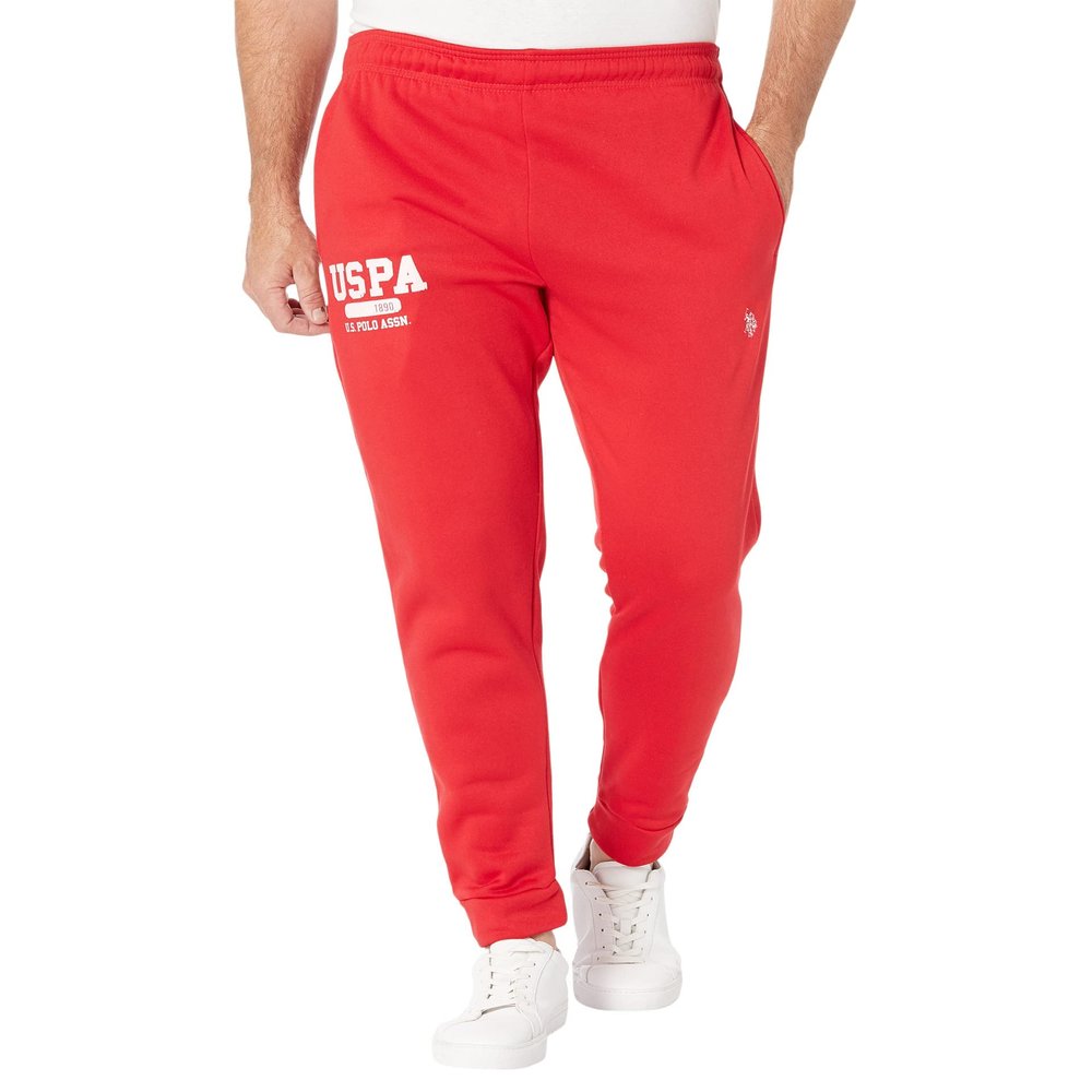 U.S. Polo Assn. USPA Trainer Joggers Engine Red SM
