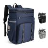 Backpack Coolers Insulated Leak Proof, 45 Cans Beach Cooler, Large Capacity, Ice Chest Backpack, Waterproof Soft Cooler Bag for Lunch for Men Women Camping Hiking (Navy Blue) view 1
