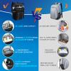 Simaixing Backpack Coolers Insulated Leakproof, 41L Large Capacity, Black, PEVA Material view 2