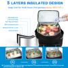 Simaixing Backpack Coolers Insulated Leakproof, 41L Large Capacity, Black, PEVA Material view 3