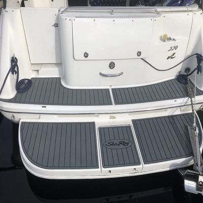 Boat EVA Faux Teak Decking Floor Compatible with 2017 Sea Ray 460 Sundancer Full Kit