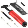 SPORTBIT Ballpump for Sports Balls - Basketball Pump for Sport Balls - Football & Soccer, Basketball, Volleyball Pump, Swim Inflatables - Hand Air Pump with 3 Needles, Nozzle, Extension Hose, Pouch view 1