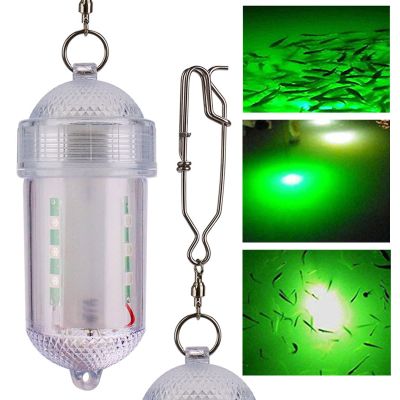 Edearkar LED Deep Sea Fishing Lights Boat Dock Green Underwater Fishing Light Waterproof Fishing Light Attractive Light Bait Lure Lamp
