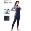 JECANG One-Pieces Diving Wetsuit for Womens, Full Body Diving Suit Back Zip Wetsuit for Diving Snorkeling Surfing Swimming (Black-Blue,S(155-160cm?41-48kg?) view 3