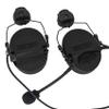 TSVISIONCORE Tactical Headset,ARC rail track adapter version,Noise Canceling Headphones for airsoft,shooting (Black) view 3