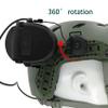 TSVISIONCORE Tactical Headset,ARC rail track adapter version,Noise Canceling Headphones for airsoft,shooting (Black) view 4