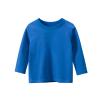 Toddler Kids Girls Boys Long Sleeve Basic T Shirt Casual Tees Shirt Tops Solid Color Tops for Kids (Blue, 3-4 Years) view 1