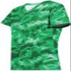 Holloway Women's Ladies Stock Cotton-Touch Poly Tee, Kelly Shockwave Print, Large view 1