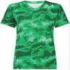 Holloway Women's Ladies Stock Cotton-Touch Poly Tee, Kelly Shockwave Print, Large view 2
