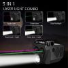 BemerforS Purple and Green/Green and Red Laser Light Combo, 500 Lumens Laser Beams for Guns, Red Green Laser Sights with Weaponlight Tactical Strobe Handgun Lights view 2