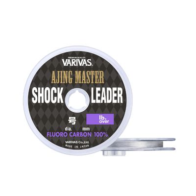 Varivas Ajing Master Shock Leader, Fluorocarbon 98.4 ft (30 m), No. 0.8 (3 lb.Over)