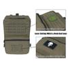 TOPTACPRO Tactical MOLLE Hydration Pack for 2L Hydration Water Bladder Hydration Bag for Tactical Backpack 500D Nylon(Ranger Green) view 3