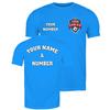 lepni.me Mens Football Shirt with Your Favourite Club Emblem Personalised Name Number Custom Jersey Flag Badge Sport Season (XXL Blue Multi Color) view 1