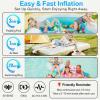 Electric Airpump for Inflatable Tumble Track Gymnastics Mat, Air Roller Barrel, Swimming Ring, Bed, Pool Toy, Inflatables Raft Boat Electric Pump with 4 NozzlesAC 110-120V500W view 2