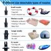 Electric Airpump for Inflatable Tumble Track Gymnastics Mat, Air Roller Barrel, Swimming Ring, Bed, Pool Toy, Inflatables Raft Boat Electric Pump with 4 NozzlesAC 110-120V500W view 3