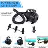 Electric Airpump for Inflatable Tumble Track Gymnastics Mat, Air Roller Barrel, Swimming Ring, Bed, Pool Toy, Inflatables Raft Boat Electric Pump with 4 NozzlesAC 110-120V500W view 4