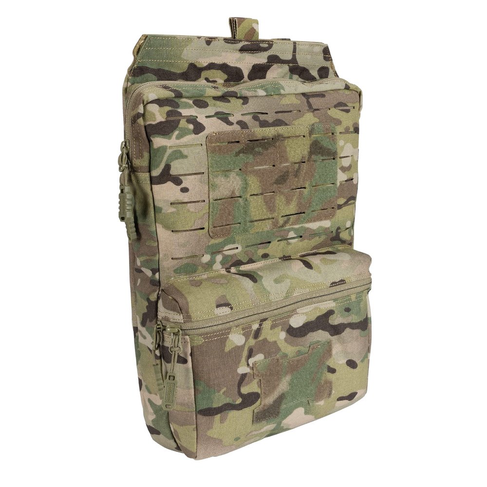 Tactical MOLLE Hydration Pack for 2L Hydration Water Bladder Hydration Bag for Tactical Backpack 500D Nylon (Camo)