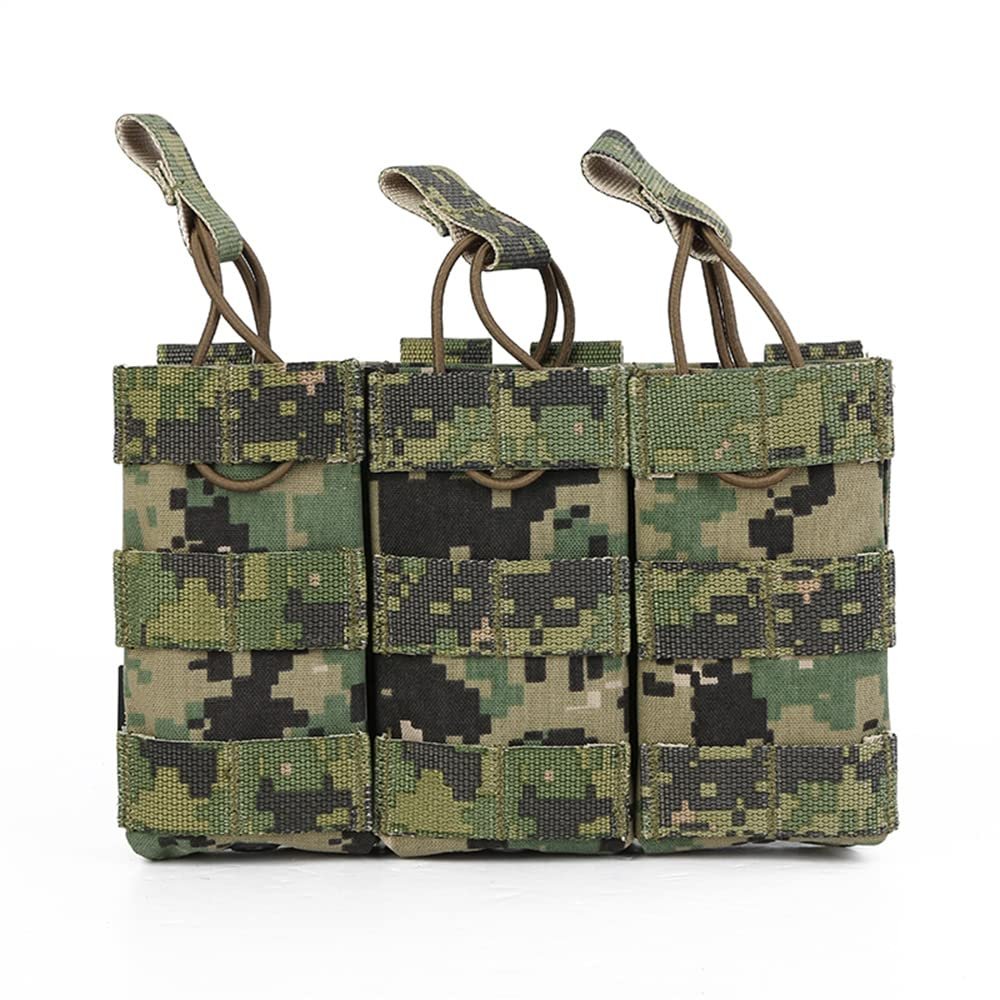 Emersongear Modular Triple Open Top MAG Pouch for 5.56,Nylon Universal Holster