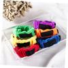 6-Pack 3 Legged Race Bands Elastic Straps Crystal Velvet Water-Resistant for Indoor/ view 4