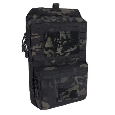 Tactical MOLLE Hydration Pack for 2L Hydration Water Bladder Hydration Bag for Tactical Backpack 500D Nylon (camo Black)