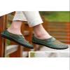 Bestgift Men's Mesh Breathable Casual Shoes Soft Peas Shoes Brown 47 view 4