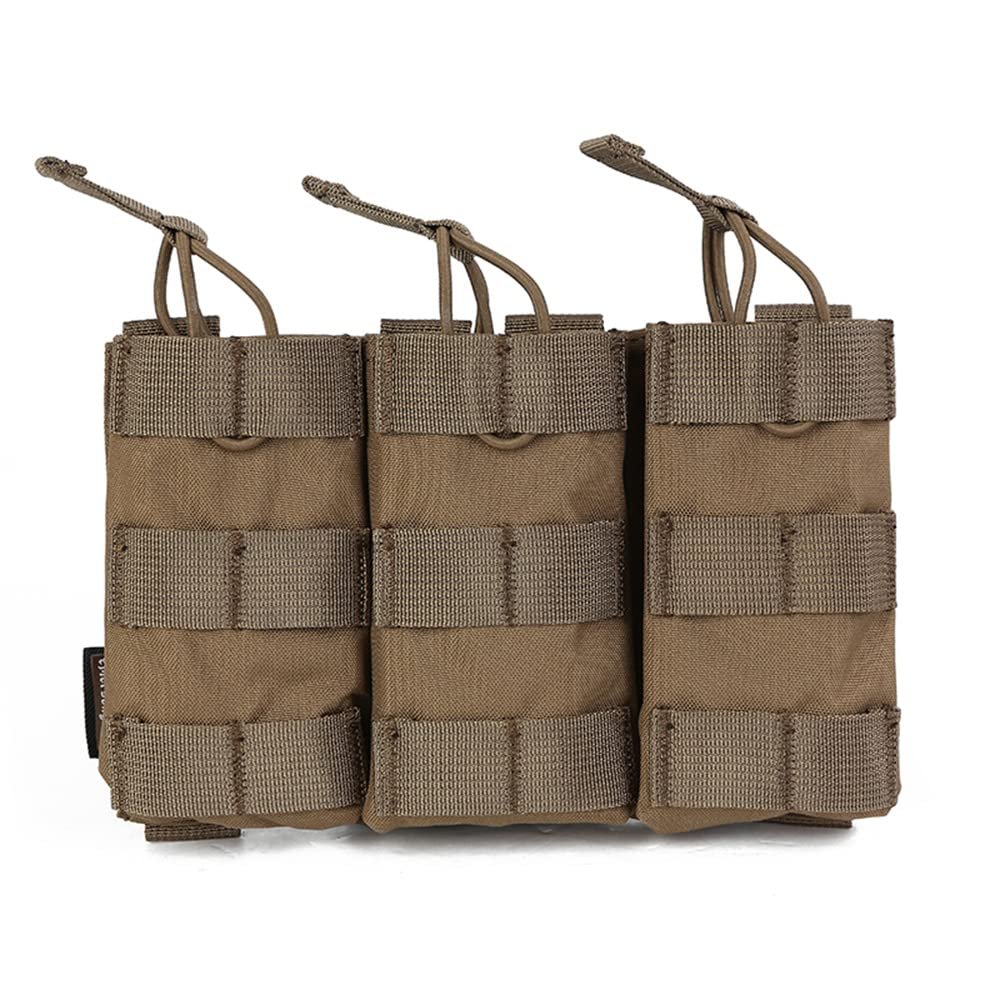 Emersongear Modular Triple Open Top MAG Pouch for 5.56,Nylon Universal Holster