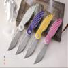 Petrified fish PFE06 Nightingale,3.07" 14C28N Blade,87g G10 Handle Front Flipper Liner lock Folding knife (Pink) view 3