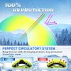 EXP VISION Kids Ski Goggles Anti-Fog Over Glasses Child Snowboard Goggles with UV Protection, Double-Layer Lenses Snow Goggles for Boys Girl Youth (Yellow Frame/Gold Lens) view 3