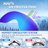 EXP VISION Kids Ski Goggles Anti-Fog Over Glasses Child Snowboard Goggles with UV Protection, Double-Layer Lenses Snow Goggles for Boys Girl Youth (White Frame/Blue Lens) view 3