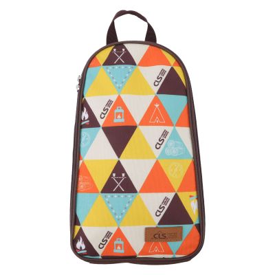 TOPINCN Cooking Utensils, Pouch Polyester Fabric Camping Cookware Travel Storage Bag, Outdoor Large Space Cookware Kit Bag(C)