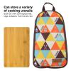 TOPINCN Cooking Utensils, Pouch Polyester Fabric Camping Cookware Travel Storage Bag, Outdoor Large Space Cookware Kit Bag(C) view 2