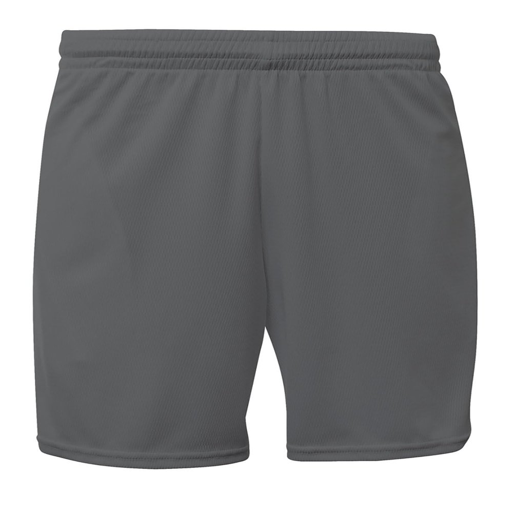 A4 Flatback Mesh Short with Pockets Graphite 3XL