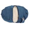 Buddha Groove Rust-Denim Chenille Zafu Zabuton Meditation Cushions, Sold Individually (Zafu Meditation Cushion) view 4