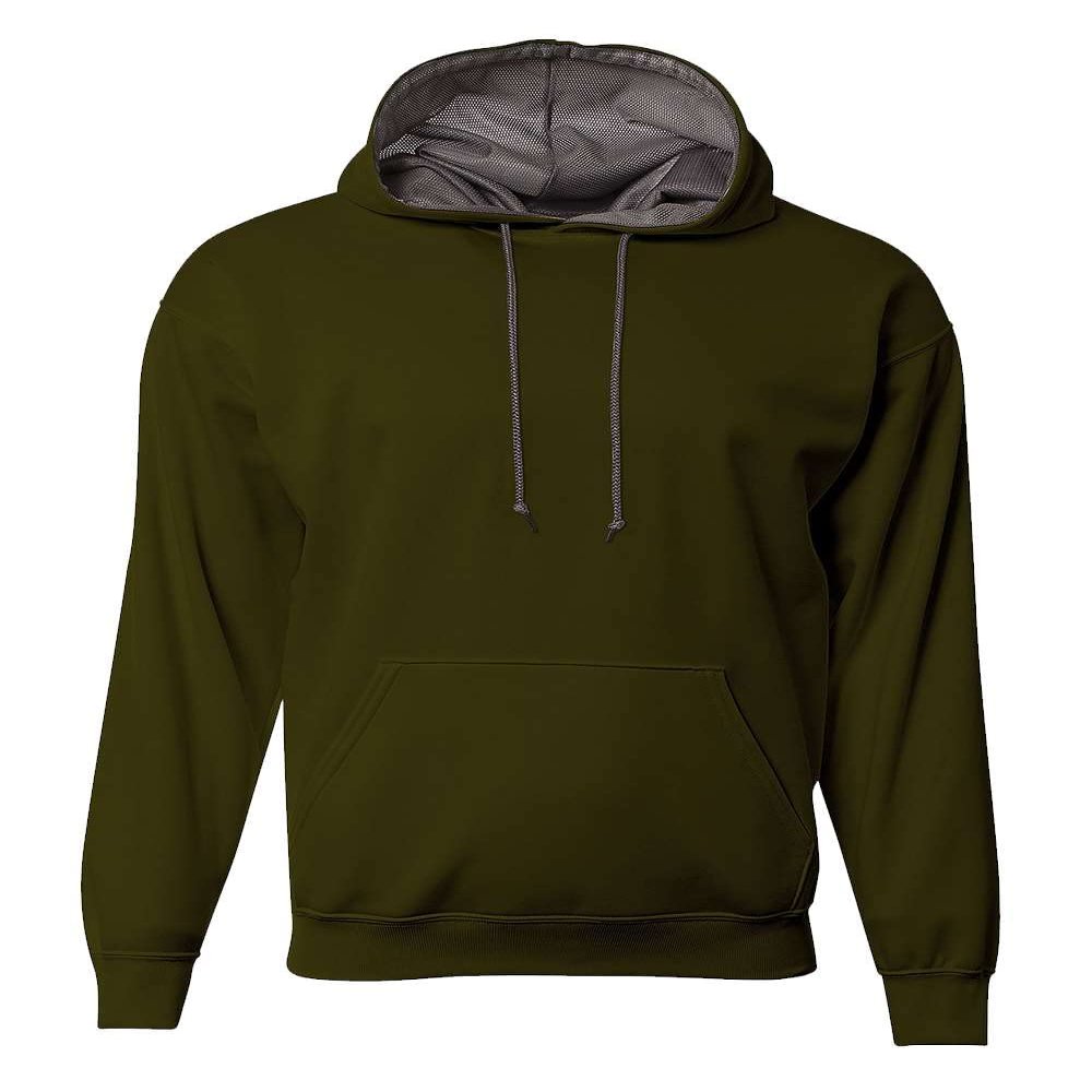 A4 Sprint Fleece Hoodie Military-Green XL