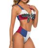 Bikini Sets Dominican Cute Animal Women's Swimwear Cute Bathing Suit Ruched High Cut Swimsuit SummerL view 4