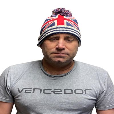 21Fashion Mens UK Flag Beanie Hat Great Britain Flag Print Ski Hat Knitted Warm Beanie Hat One Size