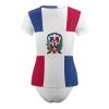 Dominican Flag Cute Animal Women's One-Piece Swimsuit Triangle Bathing Swimsuit Beach Party XL view 3