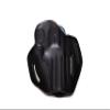 Leather Belt Holster Fits S&W Model 686, 586, 637,10, 19, 60, 66 | Fast Draw | 3 Slot Style | Handmade (Black, S&W 586 4" Barrel) view 3