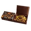 Only My Live Home 5.51x3.94x1.77 inch Luxury Chinese Silk Brocade Jewelry Boxes Vintage Cotton Filled Tie Gift Packaging Box Buddha bead Necklace Bracelet Jewellery Storage Cases (coffee dragon) view 4