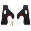 GUIIYLGG Sword Holder Katana Wall Mount 1-Pair Velvet Padded Adjustable Hook Display Stand Samurai Sword Hanger lightsaber Demon Black view 4
