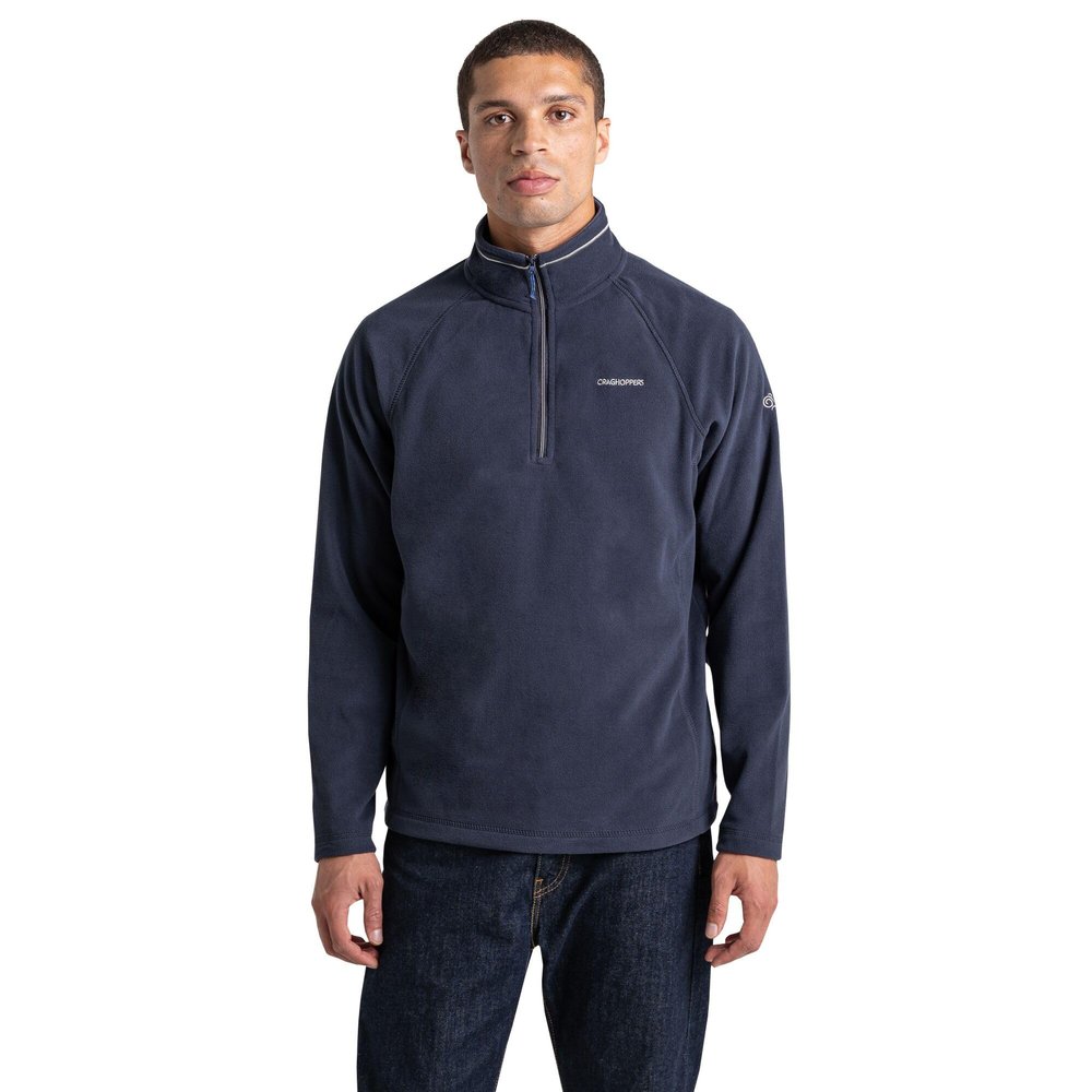 Craghoppers Mens Corey VI Half Zip Fleece Top (S) (Dark Navy/Blue Navy Marl)