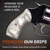 Replacement Grips for All Charter Arms Classic Rosewood & Fire White Pearl Accent view 3
