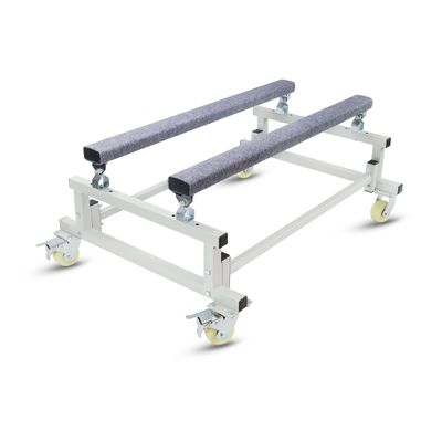 JY PERFORMANCE Watercraft PWC Dolly Boat Stand Storage Trailer Cart Dock Slipway Cart Adjustable Bunks W/ 4 Casters and 2 Brakes Carpeted to Prevent Scratch 1000lb Capacity