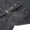tuduoms Men Victorian Prom Vest Tie Set Medieval Tailcoat Jacket Paisley Steampunk Gothic Tuxedo Vest Waistcoat 1920s Costume Black view 2