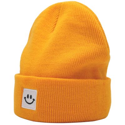55cube Baby Beanie 0-6 Months Golden Yellow Beanie