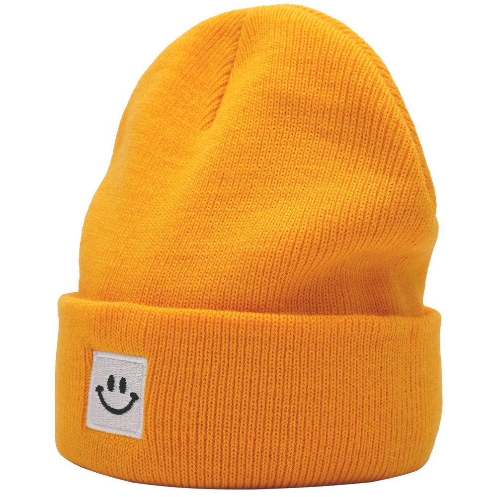 55cube Baby Beanie 0-6 Months Golden Yellow Beanie