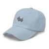 Scottish Terrier hat, Embroidered hat, Scottish Terrier Gifts, Scottish Terrier mom dad hat, Silver Gray. view 3